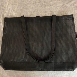 Black Mesh Tote